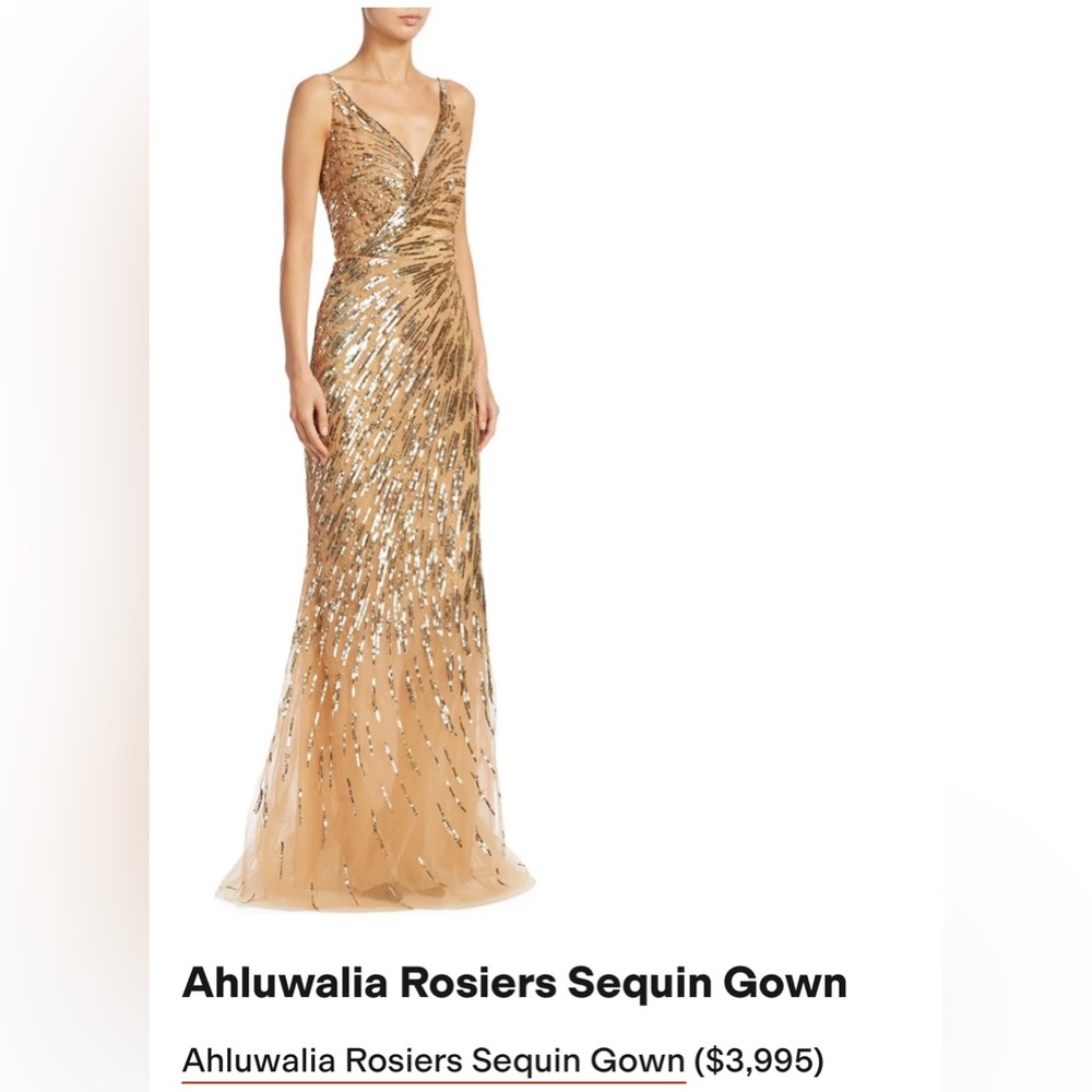 Ahluwalia Rosiers Sequin Gown